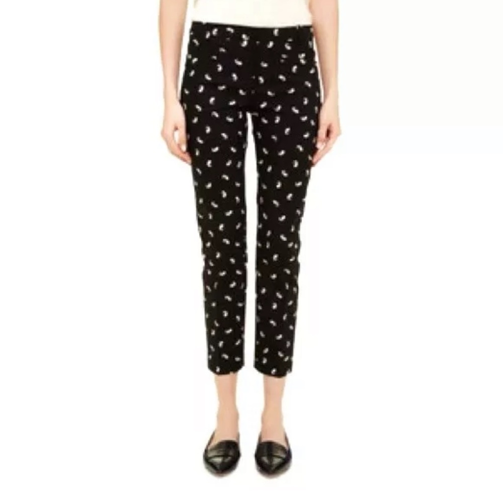 Club Monaco Koi Fish Print Ankle Crop Ali Pant